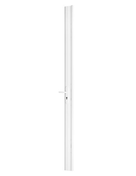 Serrure en applique réversible 3 points latéraux Tribando A2P*, blanc, pour porteur hauteur 2250 mm max - THIRARD Serrure 3 p...