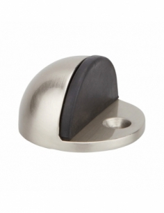 Butoir à visser, fixation au sol, 1/2 boule, Ø44x25mm, satiné - THIRARD Butoir à visser