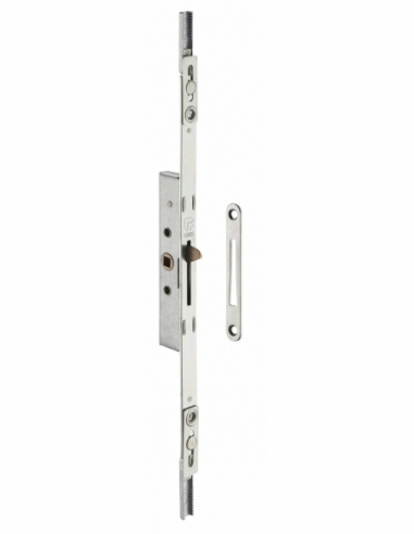 Crémone à têtière avec panneton et gâche pour fenêtre, axe 17mm, carré 7mm, Fenster, G-14744-00-0-1 - FERCO by THIRARD FBA