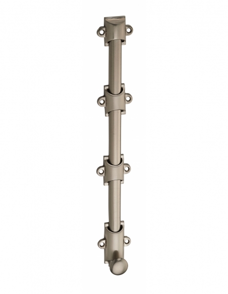 Verrou à plaquer pour fenêtre, à coulisse, 300mm, nickel satin - THIRARD FBA