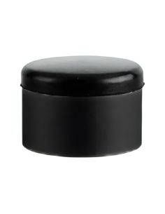 Butoir à visser, fixation au sol, aluminium, bague caoutchouc,Ø40x29mm, noir - THIRARD Butoir à visser