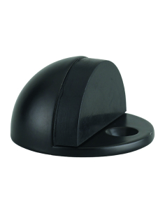 Butoir à visser, fixation au sol, 1/2 boule, Ø44x25mm, noir - THIRARD Equipement