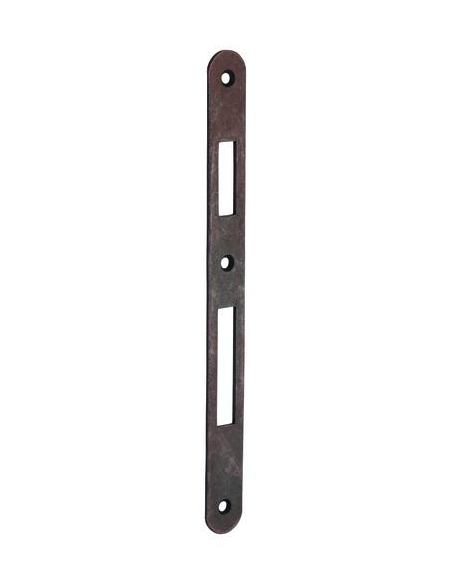 Boitier de serrure encastrable à cylindre pour porte d'entrée, axe 40mm, entraxe 90mm, bouts ronds, bronze - THIRARD Serrures...