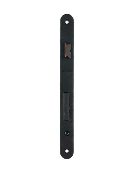 Boitier de serrure encastrable à cylindre pour porte d'entrée, axe 40mm, entraxe 90mm, bouts ronds, bronze - THIRARD Serrures...