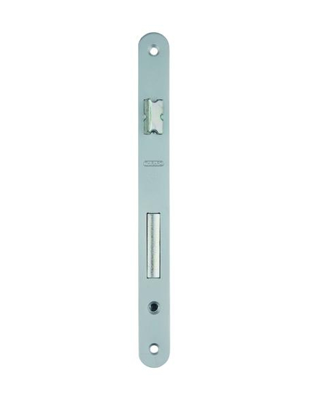 Boitier de serrure encastrable à cylindre pour porte d'entrée, axe 50mm, entraxe 90mm, bouts ronds, bronze - THIRARD Serrures...
