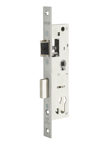Boitier de serrure encastrable à cylindre pour porte d'entrée, axe 30mm, bouts carrés - THIRARD Serrures encastrables