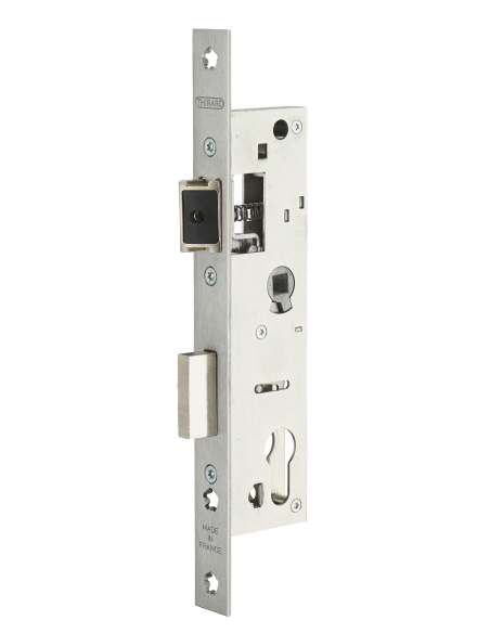 Boitier de serrure encastrable à cylindre pour porte d'entrée, axe 30mm, bouts carrés - THIRARD Serrures encastrables