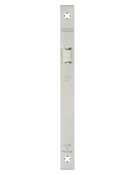 Serrure encastrable NF pour porte intérieure, axe 40mm, bouts carrés, inox - THIRARD Serrures encastrables