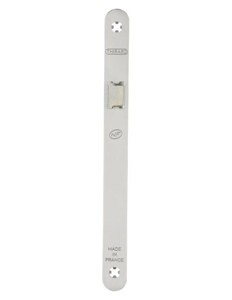 Serrure encastrable NF pour porte intérieure, axe 40mm, bouts ronds, inox - THIRARD Serrures encastrables