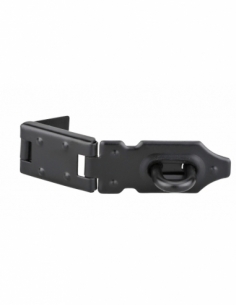 Porte cadenas à recouvrement pour coffre et porte, acier, 100mm, zingué - THIRARD Porte cadenas