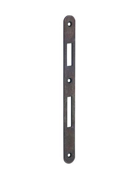 Boitier de serrure encastrable à clé pour porte de chambre, axe 50mm, entraxe 90mm, bouts ronds, bronze - THIRARD Serrures en...