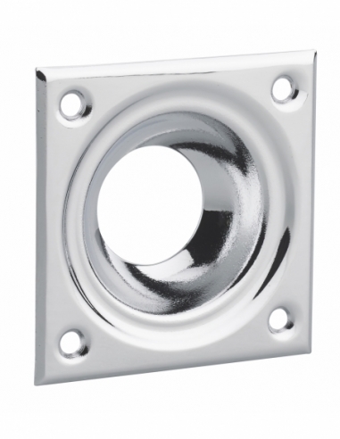 Entrée à cuvette pour verrou, Ø23mm, laiton chromé - THIRARD Entrée à cuvette