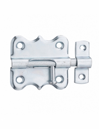 Targette pour porte de meuble, acier, pêne Ø 6.5mm, zingué - THIRARD Targette