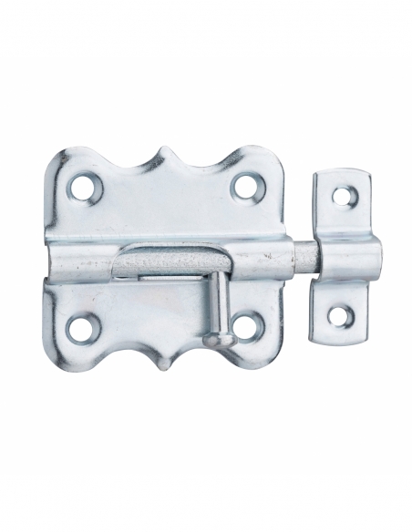 Targette pour porte de meuble, acier, pêne Ø 6.5mm, zingué - THIRARD Targette