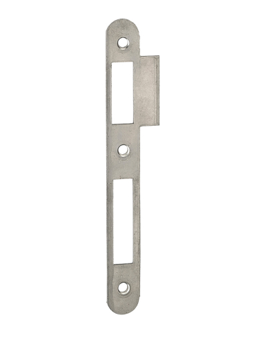 Gâche pour serrure à encastrer, brut à bouts ronds, hauteur 170mm - THIRARD Gâche de porte
