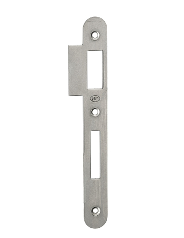 Gâche pour serrure à encastrer, brut à bouts ronds, NF, hauteur 170mm - THIRARD Gâche de porte