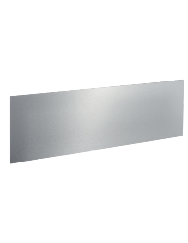 Plinthe de bas de porte, inox brossé, 150x930 mm, avec adhésif - THIRARD Equipement