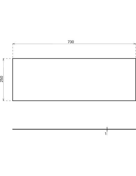 Plinthe de bas de porte, inox brossé, 250x730 mm, avec adhésif - THIRARD Equipement