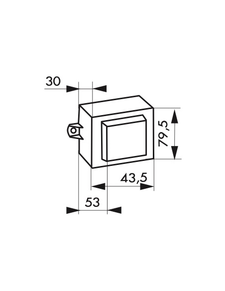 Transformateur 220 - 12V pour gâche électrique, gris - THIRARD FBA