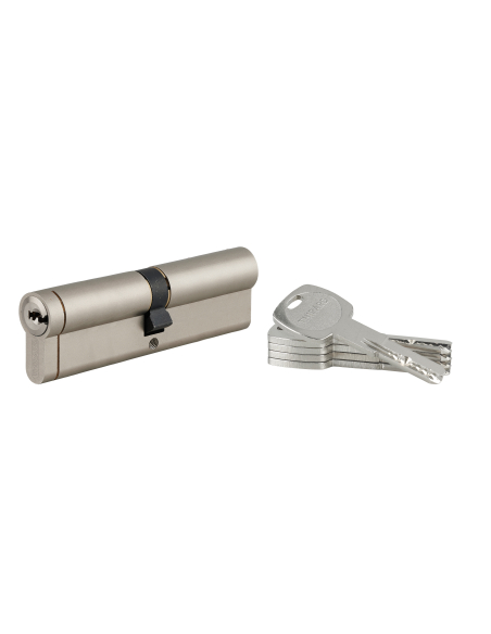 Cylindre de serrure débrayable Transit 1, 50x60mm, 5 clés, nickelé - THIRARD FBA