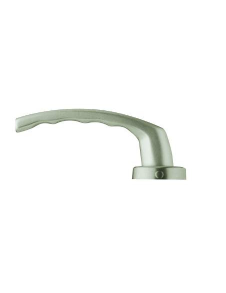 Ensemble de poignées pour salle de bain/toilette Sultane à condamnation, carré 7mm, entr'axes 195mm, gris - THIRARD Poignée
