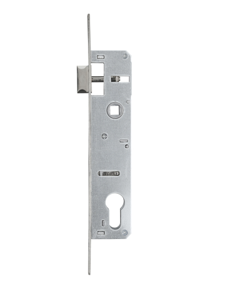 Boitier de serrure encastrable à cylindre pour menuiserie métallique, axe 25mm, bouts carrés, zingué - THIRARD Serrures encas...