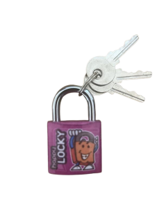 Cadenas BASIC à clé, base 30 mm, anse acier, 2 clés - SERRUPRIX Cadenas à clé