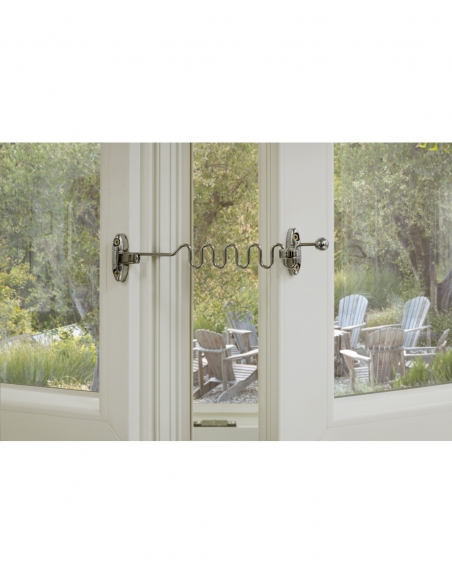 Entrebâilleur de fenêtre, 1 ou 2 vantaux, chromé - THIRARD Entrebâilleur