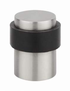Butoir de porte, corps inox, bague caoutchouc, inox - THIRARD Butoir à poser