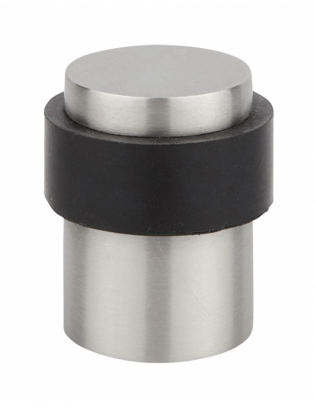 Butoir de porte, corps inox, bague caoutchouc, inox - THIRARD Butoir à poser