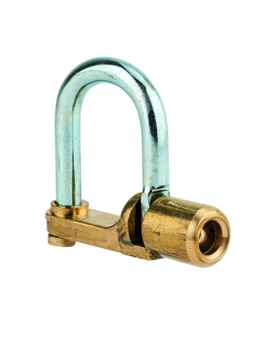 Cadenas d’artillerie 329 , talon droit, anse acier zingué, triangle 5mm - THIRARD Cadenas d'artillerie