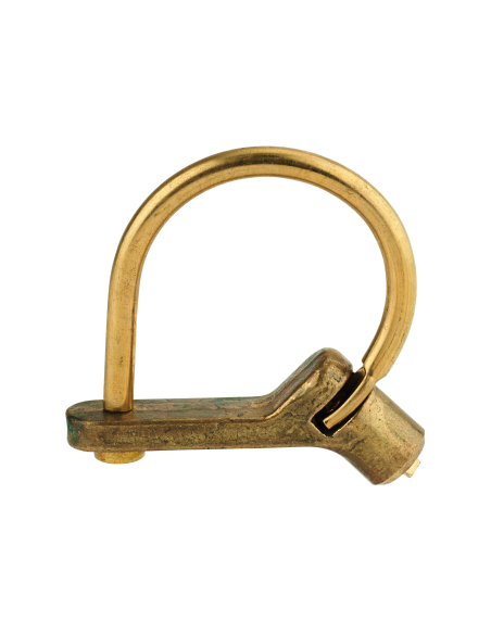 Cadenas d’artillerie 629c gm , talon coudé, anse laiton, condamnation triangle 5 mm - THIRARD Cadenas d'artillerie
