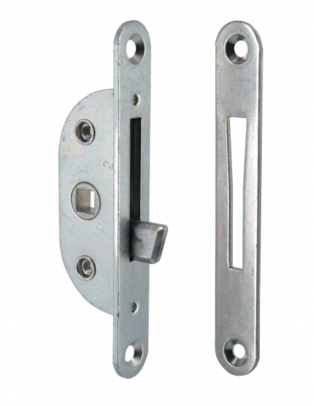 Loquet encastrable avec pêne et gâche pour fenêtre, axe 17mm, carré 7mm, A-G0109-00-0-1 - FERCO by THIRARD FBA