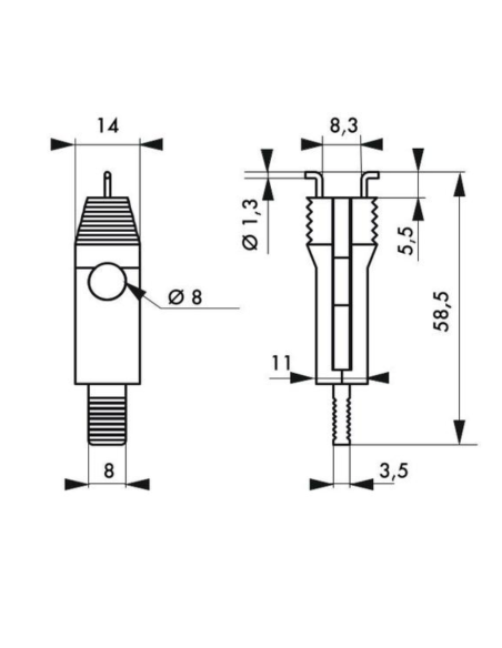 Verrouillage mini disjoncteur 11 mm - THIRARD Consignation électrique