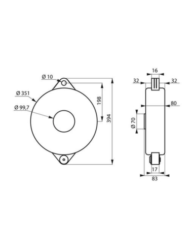 Consignation de vanne Ø 254 / 330 mm - THIRARD Consignation de vanne