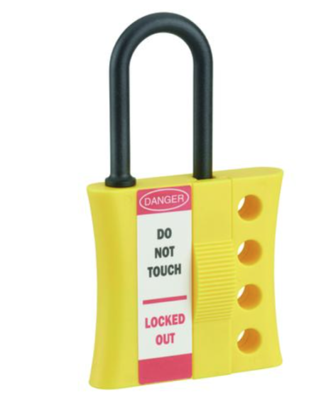 Machoire nylon pp Ø 6mm isolée 4 trous - THIRARD Cadenas de consignation