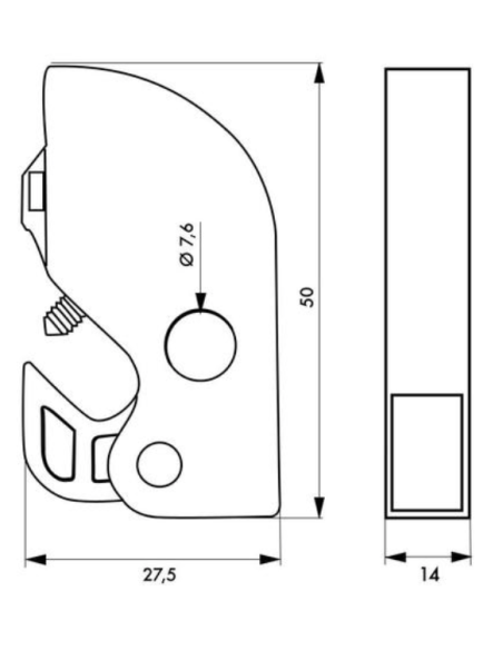 Petit verrouillage de disjoncteur universel 2 positions - THIRARD Consignation électrique