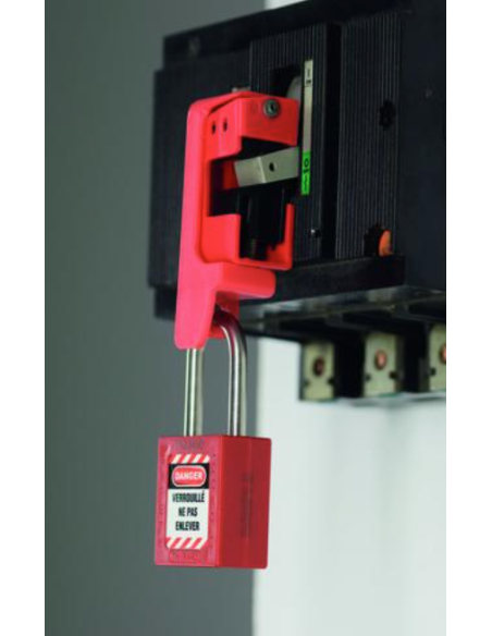 Verrouillage disjoncteur à levier large - THIRARD Consignation électrique