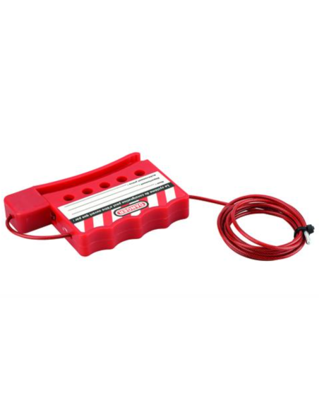 Câble de consignation ajustable Ø 3 mm longueur 1,80 m - THIRARD Câble de consignation