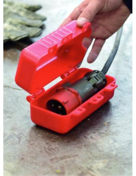 Consignation pour prise 380v, verrouillage par 4 cadenas - THIRARD Consignation électrique