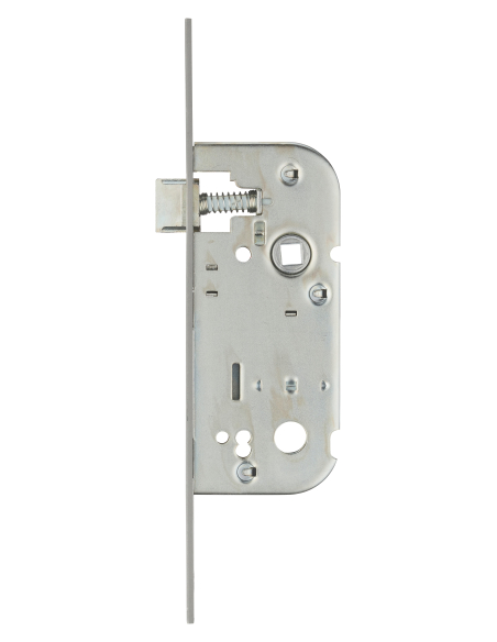 Lot de 50 serrures encastrables NF pour porte intérieure, axe 40mm, bouts carrés, inox - THIRARD Serrures encastrables