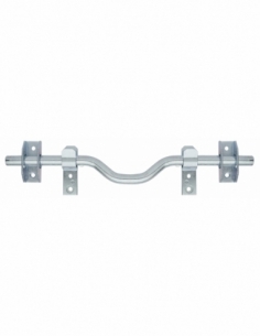 Barre de sécurité pour volet bois, acier, Ø18x460mm, zingué - THIRARD Barre de sécurité de volet