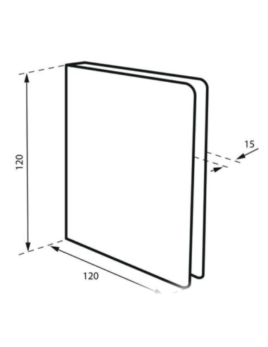 Signalétique découpée bagagerie inox brossé 120x120 mm Panneaux de signalisation