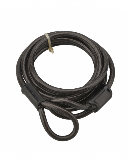 Câble antivol Twisty, vélo, abris de jardin, câble acier 1.80m - THIRARD Câble