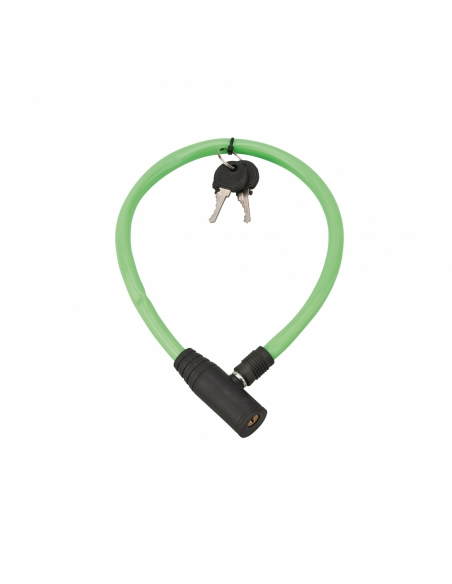 Antivol à clé Twisty, câble acier, vélo, 5mmx0.5m, 2 clés - THIRARD Antivols à clé