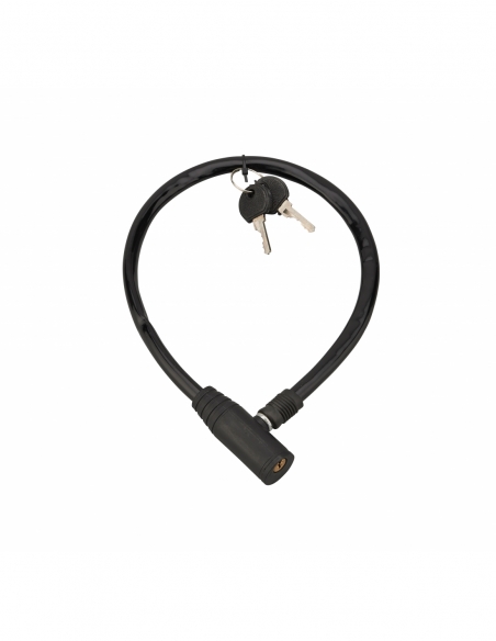 Antivol à clé Twisty, câble acier, vélo, 5mmx0.5m, 2 clés - THIRARD Antivols à clé