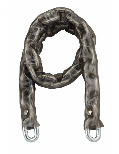 Chaîne acier cémenté zingué Loops, vélo, barrières, Ø 8mm, 0.9m, gaine PVC - THIRARD Chaîne