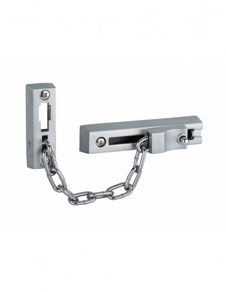 Entrebâilleur pour porte d'entrée, chaîne en acier, 103mm - THIRARD Entrebailleurs de porte