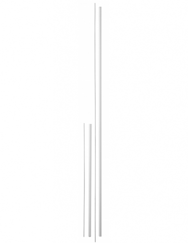 Kit de rallonge pour serrure antipanique, haut et bas, pour porte hauteur 3m max, blanc - THIRARD Serrure anti-panique