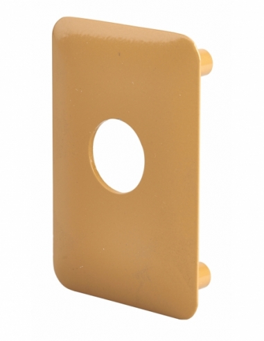 Plaque de renfort pour verrou Corvette, fixation par vis, epoxy bronze - THIRARD FBA